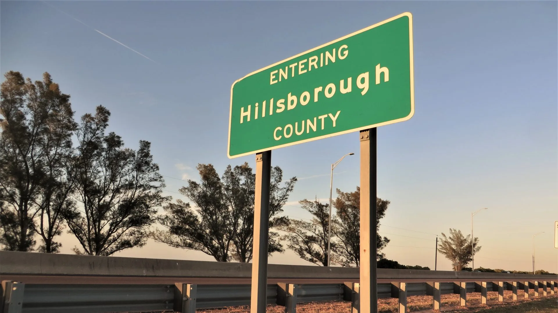 Signage for Hillsborough County, FL.